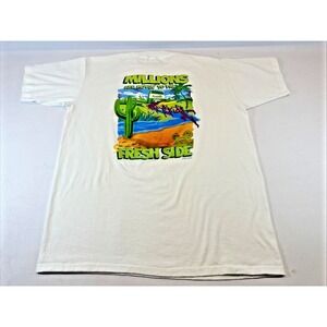 Vintage Salem Cigarettes Shirt Mens Size XL White 90s Fresh Side Made In USA Tee